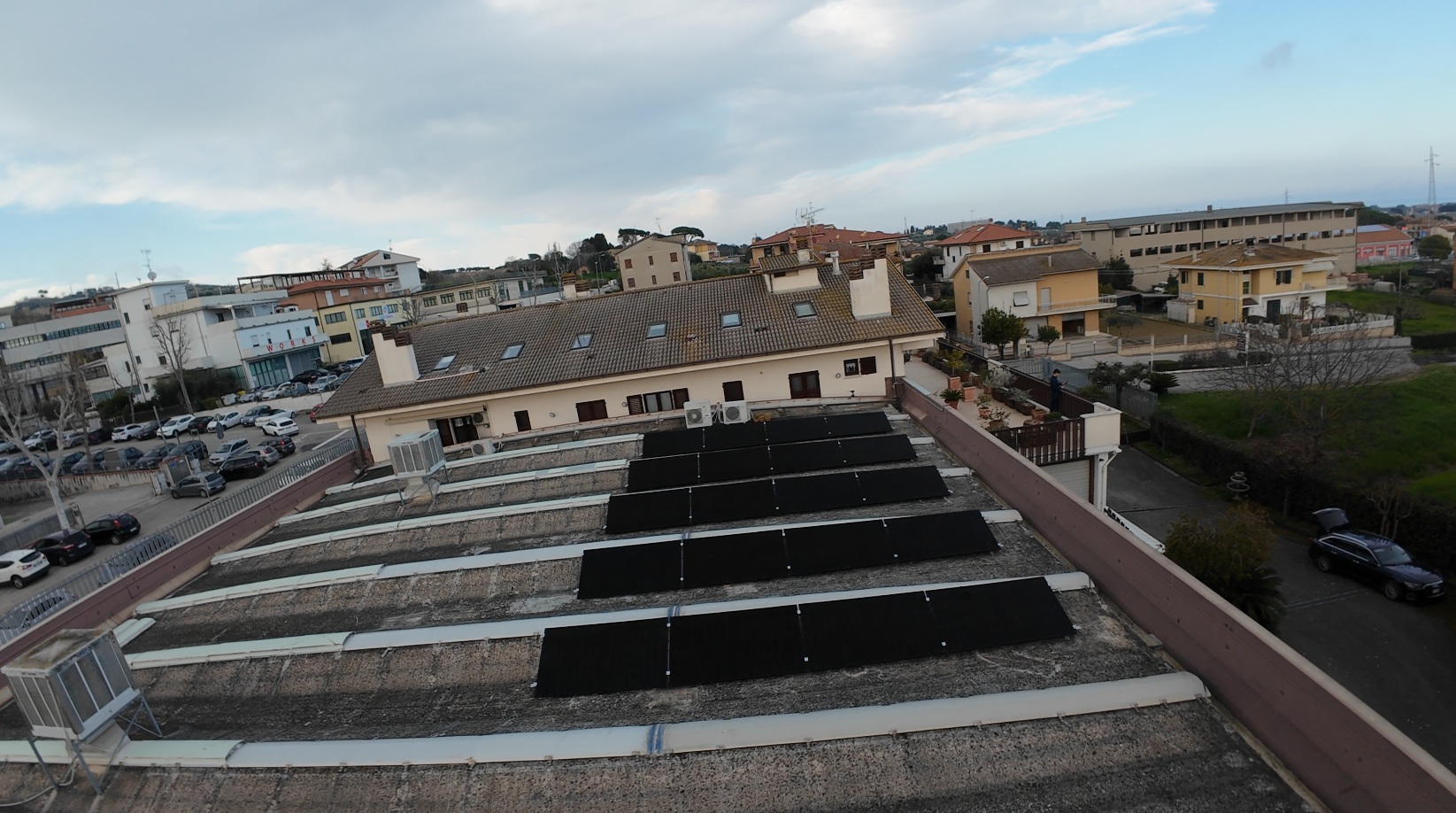 Impianto fotovoltaico Rossodisera su copertura